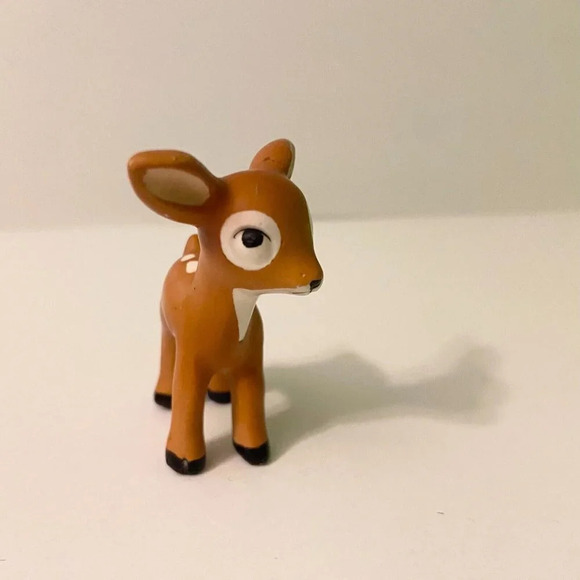 Vintage Small  Ceramic Deer Fawn Figurine 2.25 Inch Tall Germany Figure - Picture 10 of 15